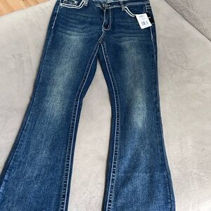 Classic Blue Flare Jeans for Women